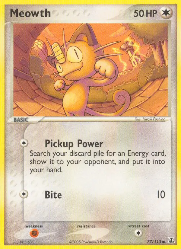Meowth - Delta Species 077/113 (Regular)