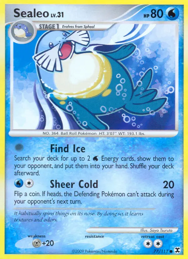 Sealeo - Rising Rivals 077/111 (Reverse Holo)