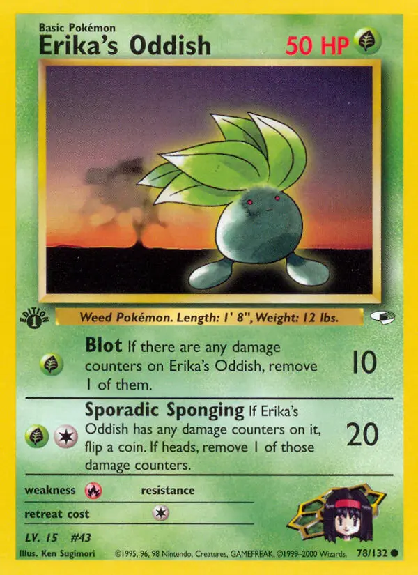 Erika's Oddish - Gym Heroes 078/132 (Regular)