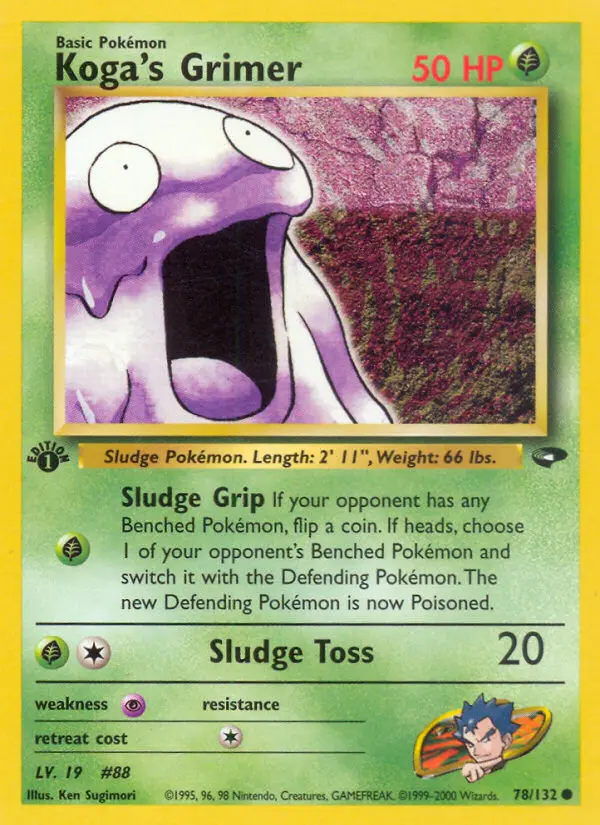Koga's Grimer - Gym Challenge 078/132 (Regular)