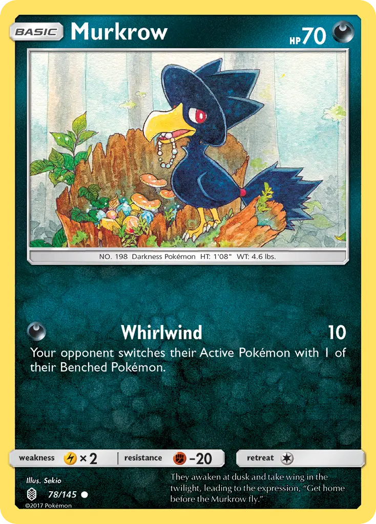 Murkrow - Guardians Rising 078/145 (Regular)