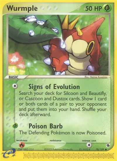 Wurmple - Ruby & Sapphire 078/109 (Regular)