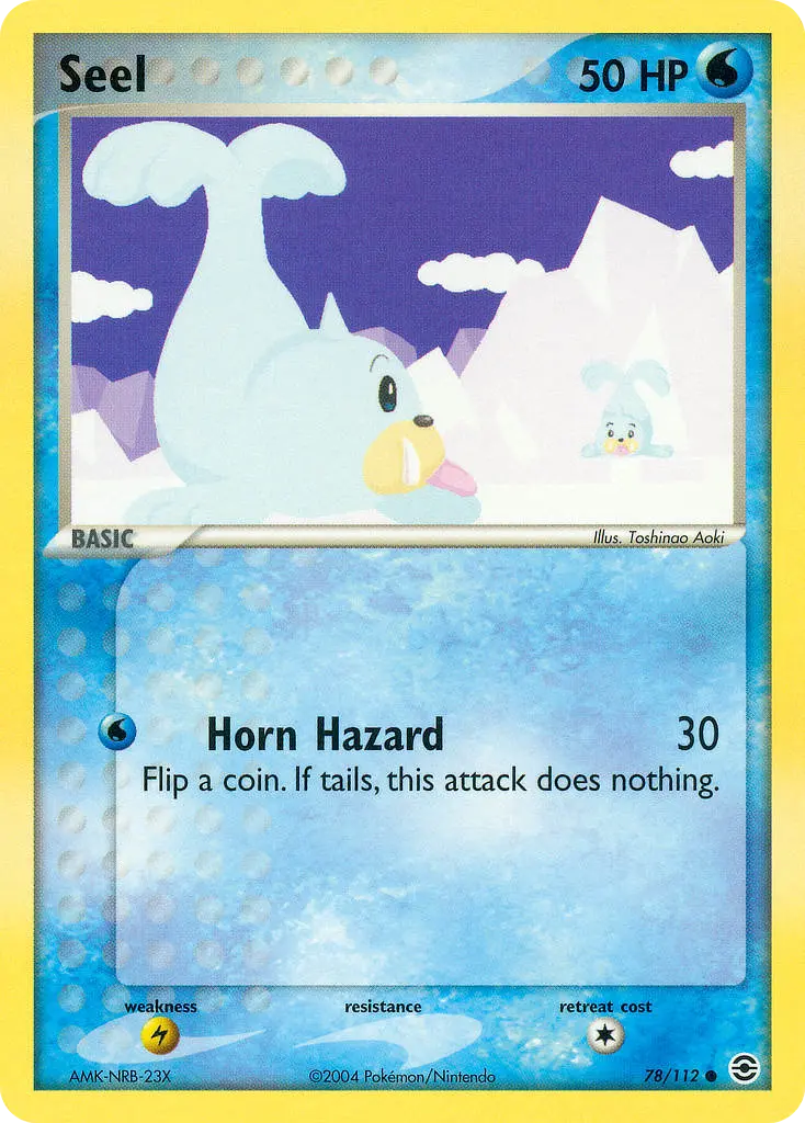Seel - FireRed & LeafGreen 078/112 (Regular)