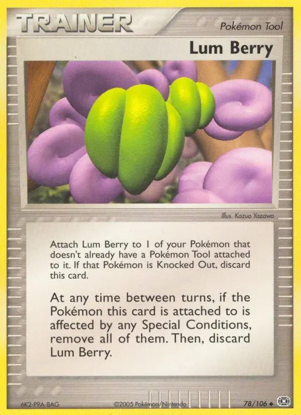 Lum Berry - Emerald 078/106 (Reverse Holo)