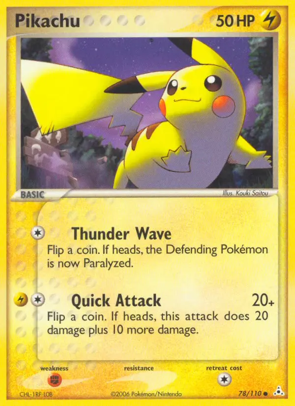 Pikachu - Holon Phantoms 078/110 (Reverse Holo)