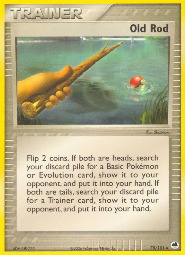 Old Rod - Dragon Frontiers 078/101 (Reverse Holo)