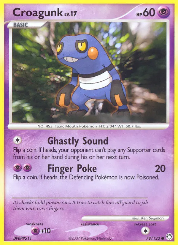 Croagunk - Mysterious Treasures 078/123 (Regular)