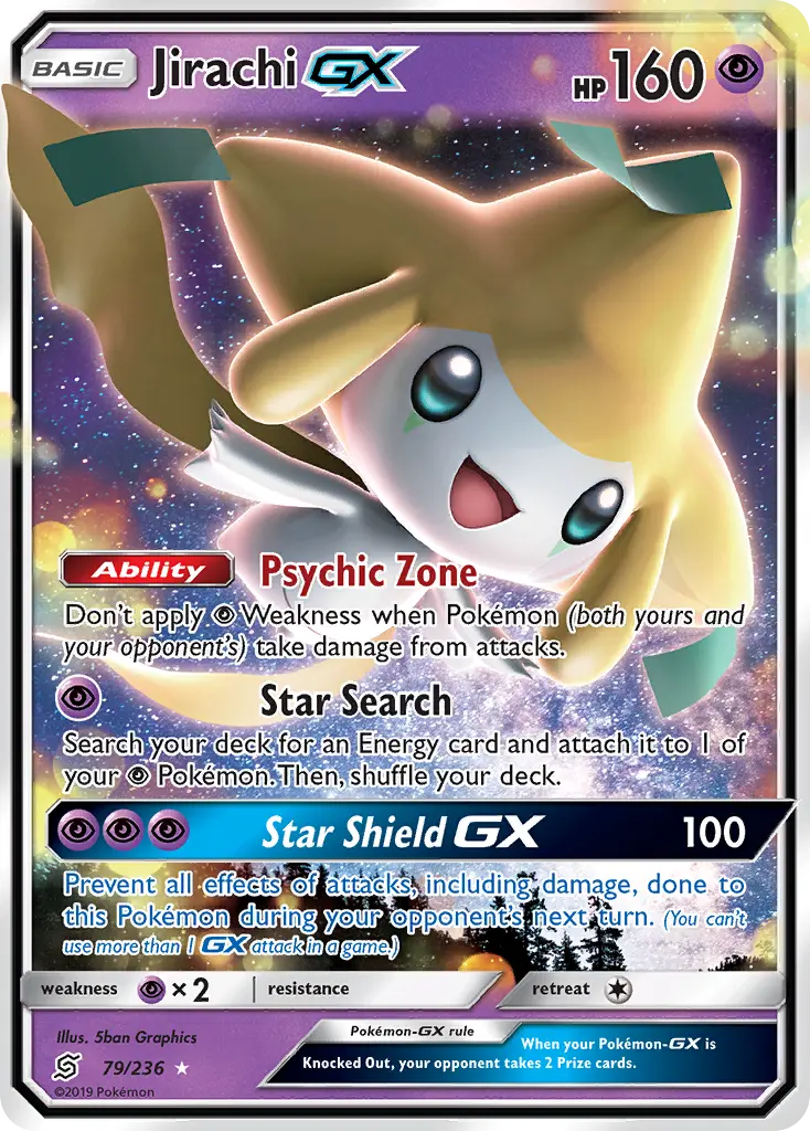 Jirachi-GX - Unified Minds 079/236 (Rare Holo GX)