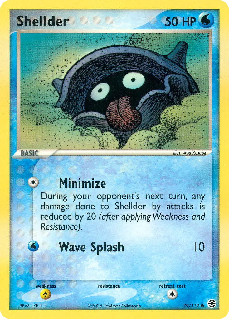 Shellder - FireRed & LeafGreen 079/112 (Regular)