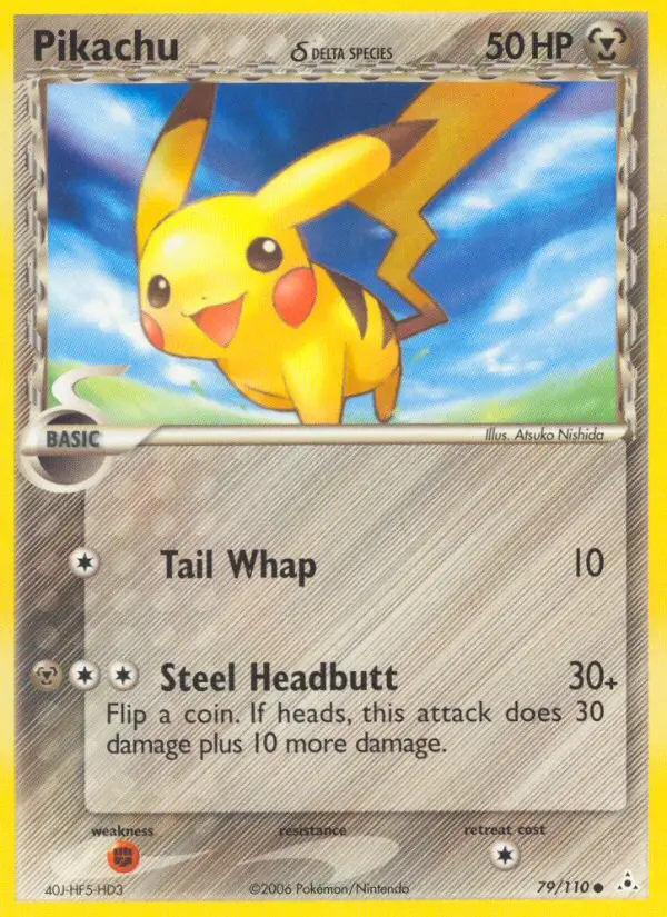 Pikachu δ - Holon Phantoms 079/110 (Regular)