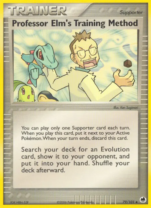 Professor Elm's Training Method - Dragon Frontiers 079/101 (Regular)
