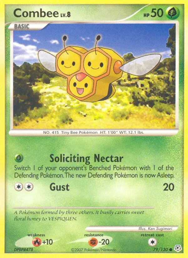 Combee - Diamond & Pearl 079/130 (Reverse Holo)