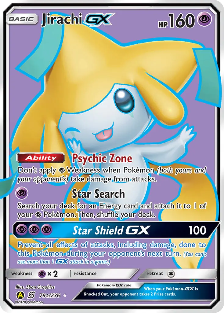 Jirachi-GX - Unified Minds 79a (Yellow A)