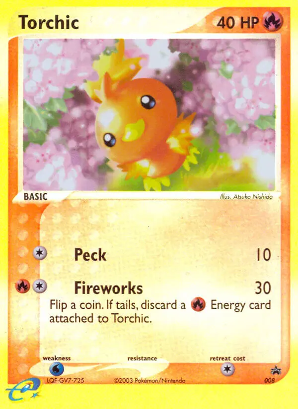 Torchic - Nintendo Black Star Promos 008/040 (Reverse Holo)