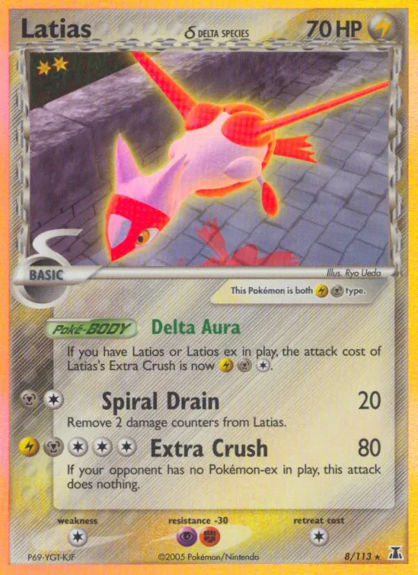 Latias δ - Delta Species 008/113 (Reverse Holo)