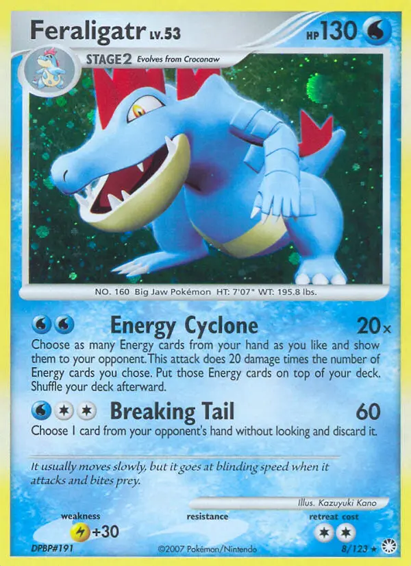 Feraligatr - Mysterious Treasures 008/123 (Holo)