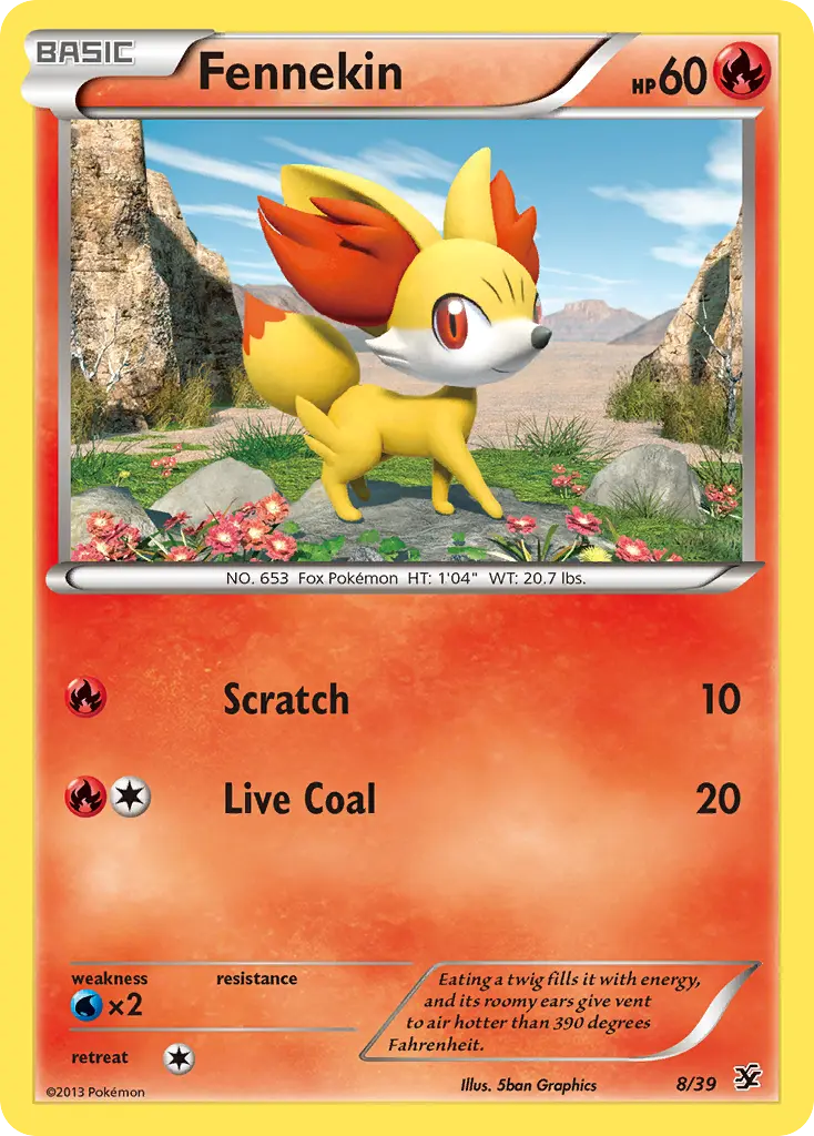 Fennekin - Kalos Starter Set 008/039 (Regular)