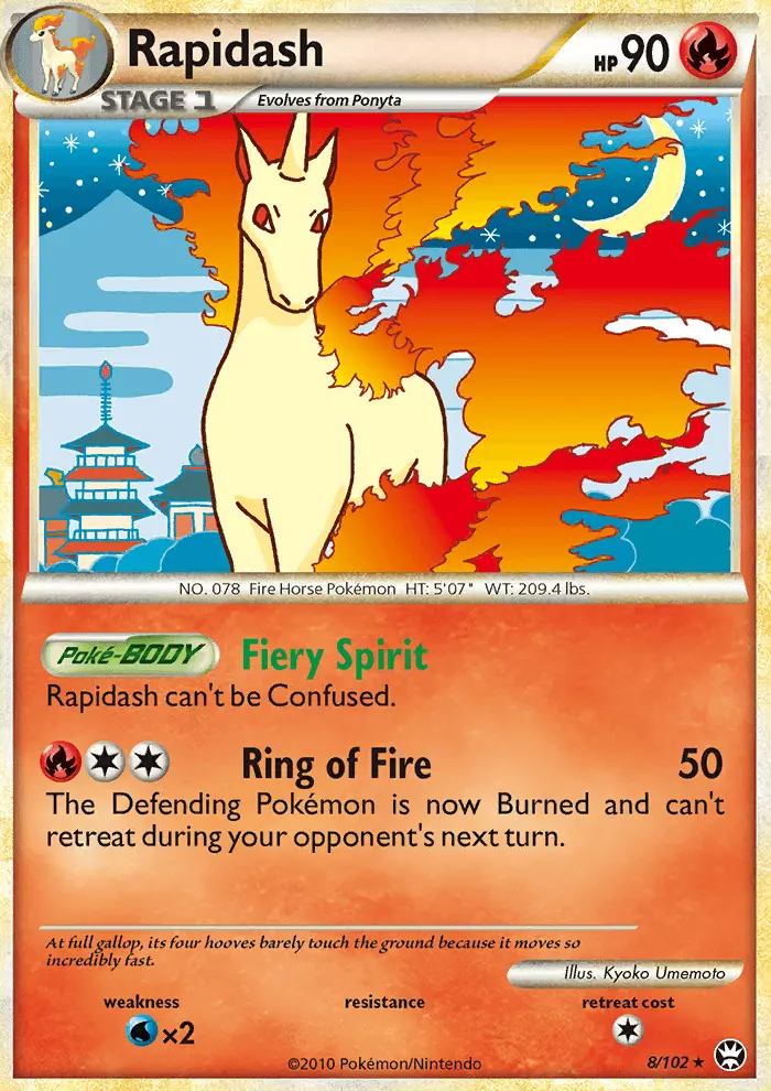 Rapidash - Triumphant 008/102
