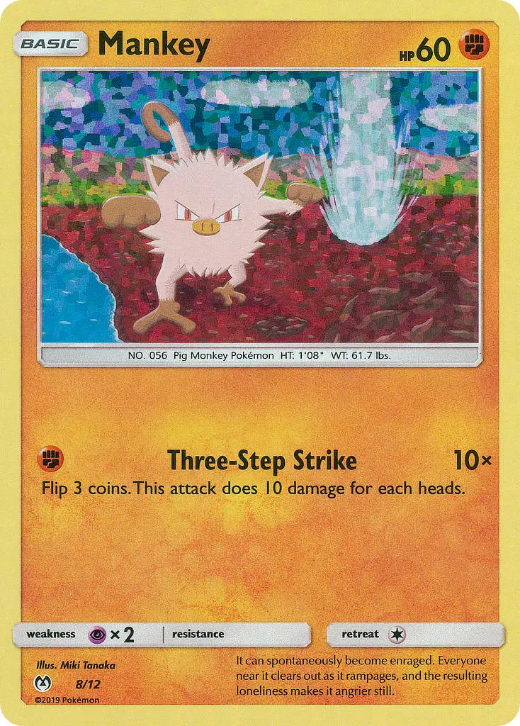 Mankey - McDonald's Collection 2019 008/012 (Holo)