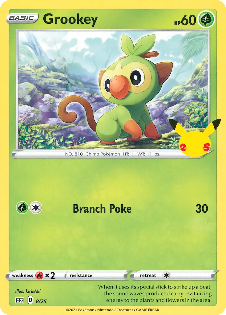 Grookey - McDonald's Collection 2021 008/025 (Holo)