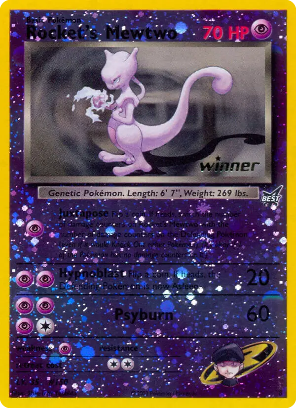 Rocket's Mewtwo - Best of Game 008/009 (Holo)