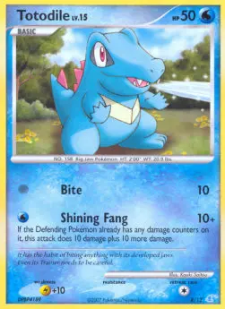 Totodile - DP Trainer Kit - Manaphy 008/012 (Regular)