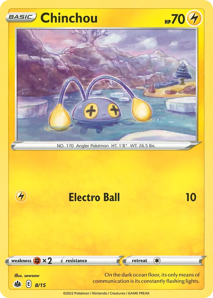 Chinchou - McDonald's Collection 2022 008/015 (Regular)