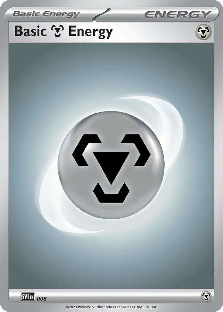 Basic Metal Energy - Scarlet & Violet Energies 008/008 (Cosmos Holo)