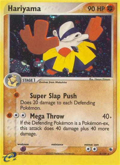 Hariyama - Ruby & Sapphire 008/109 (Reverse Holo)