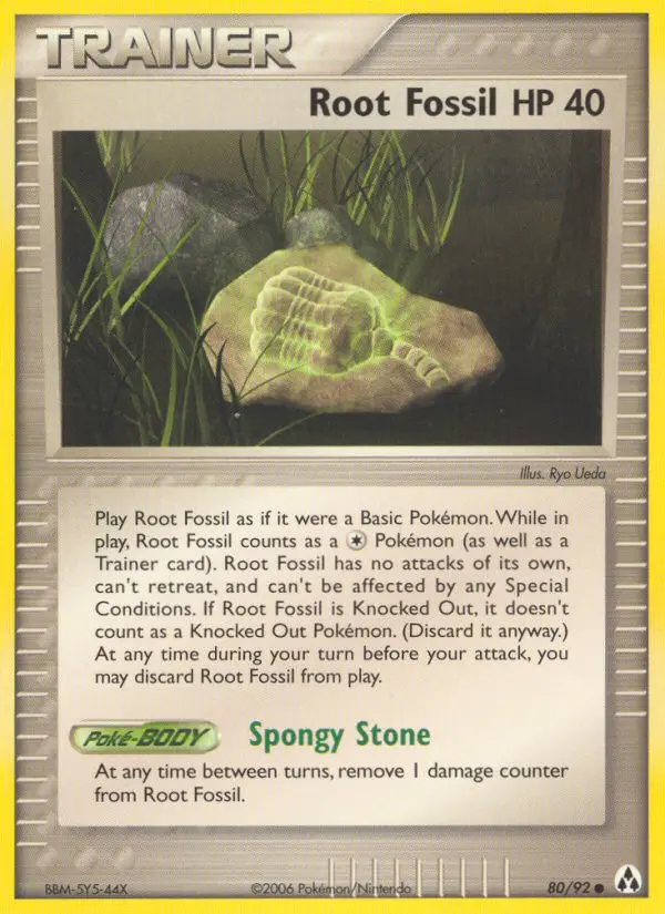 Root Fossil - Legend Maker 080/092 (Reverse Holo)