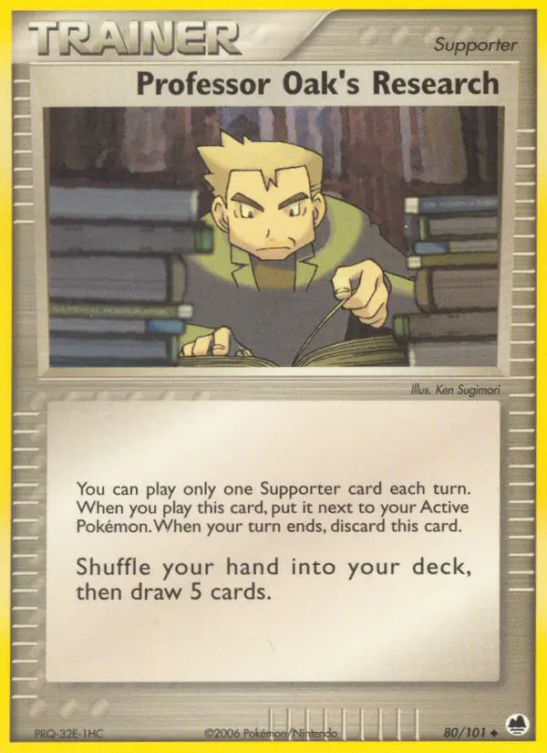 Professor Oak's Research - Dragon Frontiers 080/101 (Regular)