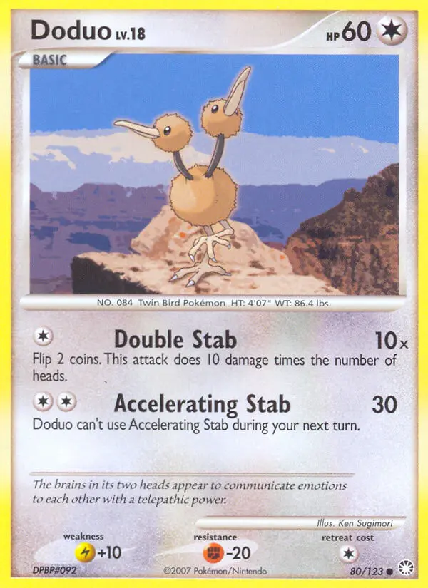 Doduo - Mysterious Treasures 080/123 (Regular)