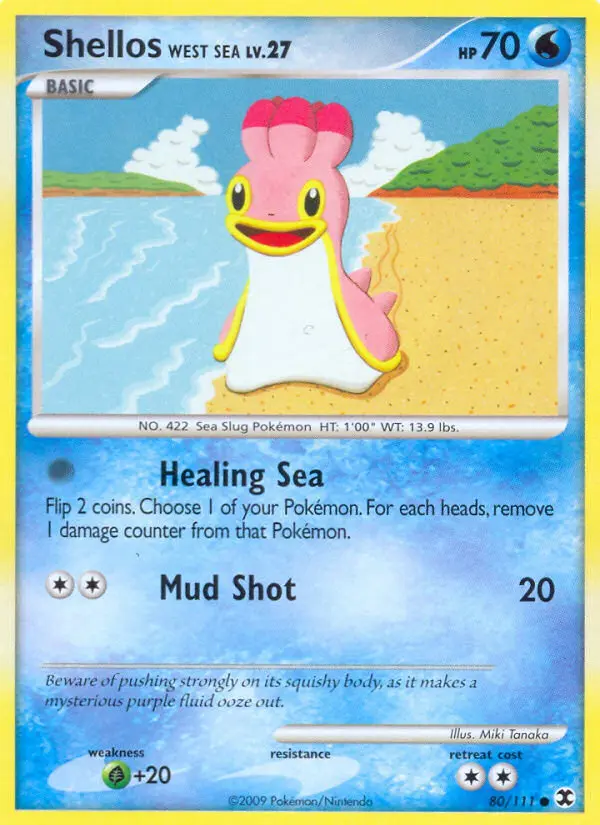 Shellos West Sea - Rising Rivals 080/111 (Reverse Holo)