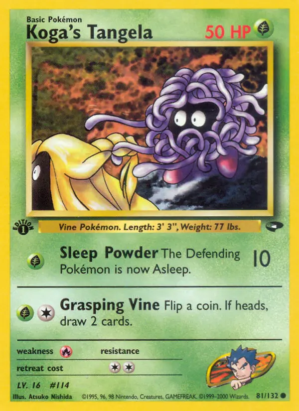 Koga's Tangela - Gym Challenge 081/132 (Regular)