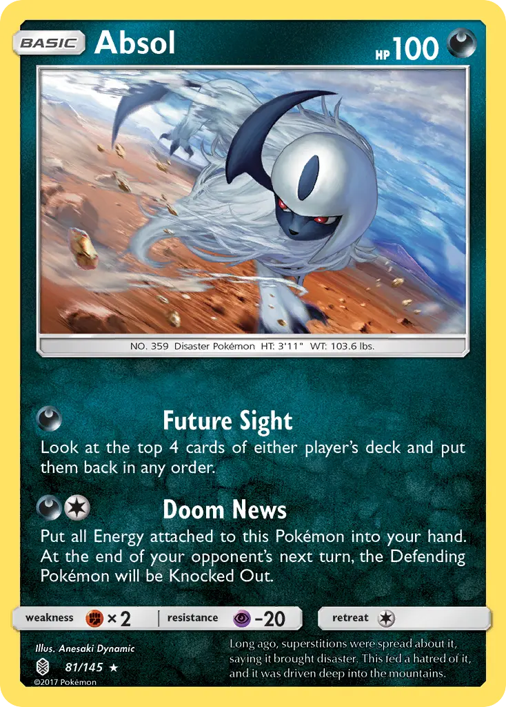 Absol - Guardians Rising 081/145 (Holo)