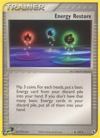 Energy Restore - Ruby & Sapphire 081/109 (Regular)