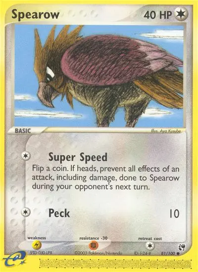 Spearow - Sandstorm 081/100 (Regular)