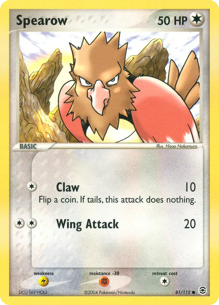 Spearow - FireRed & LeafGreen 081/112 (Regular)