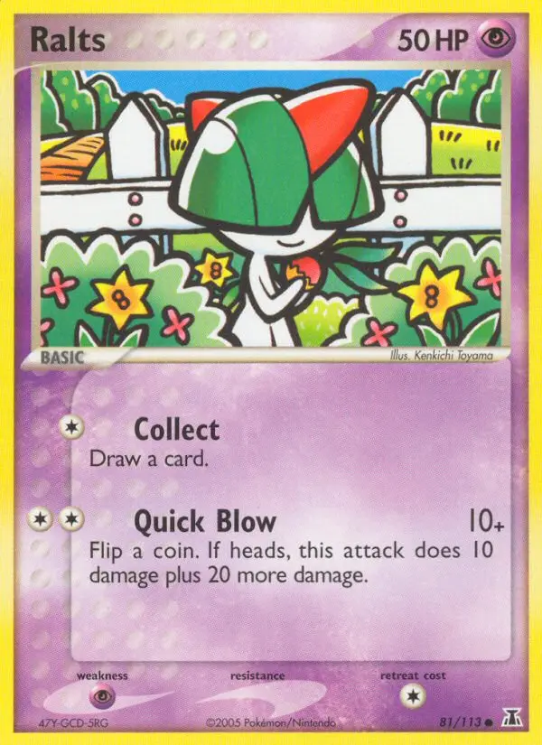 Ralts - Delta Species 081/113 (Reverse Holo)