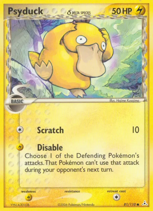 Psyduck δ - Holon Phantoms 081/110 (Reverse Holo)