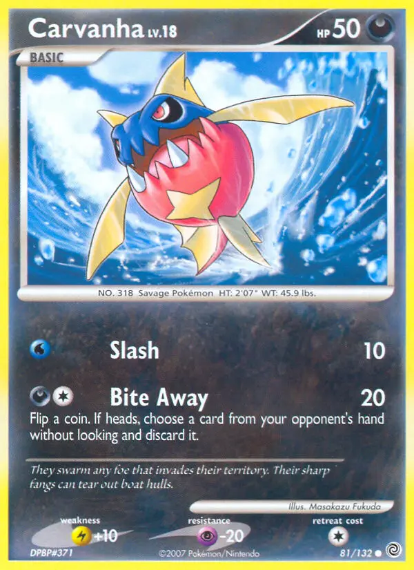 Carvanha - Secret Wonders 081/132 (Regular)
