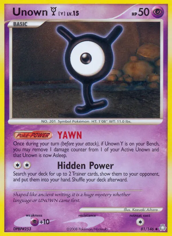 Unown [Y] - Legends Awakened 081/146 (Regular)