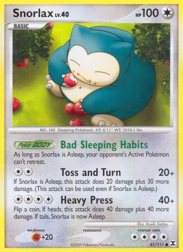 Snorlax - Rising Rivals 081/111 (Regular)