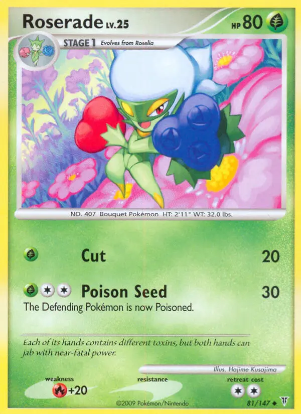 Roserade - Supreme Victors 081/147 (Reverse Holo)