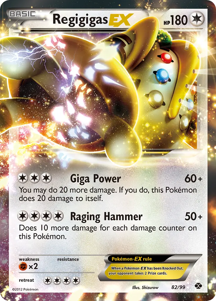 Regigigas-EX - Next Destinies 082/099 (Rare Holo EX)