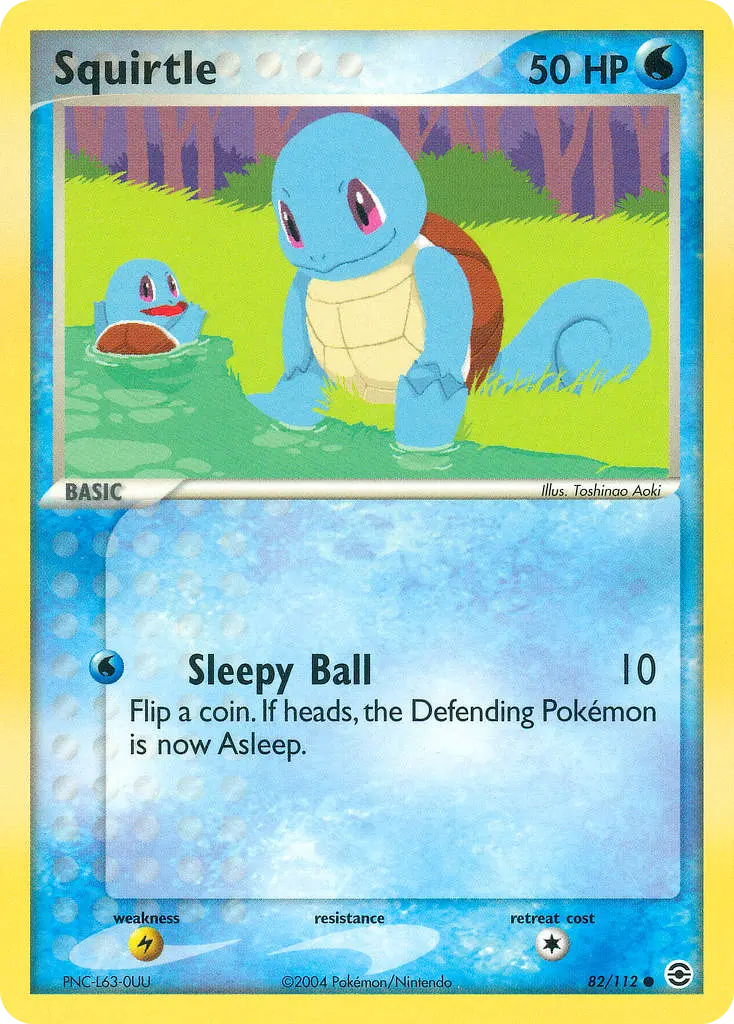Squirtle - FireRed & LeafGreen 082/112 (Regular)