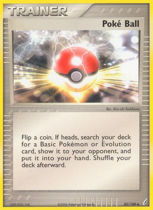 Poké Ball - Crystal Guardians 082/100 (Reverse Holo)