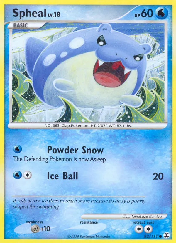 Spheal - Rising Rivals 082/111 (Reverse Holo)