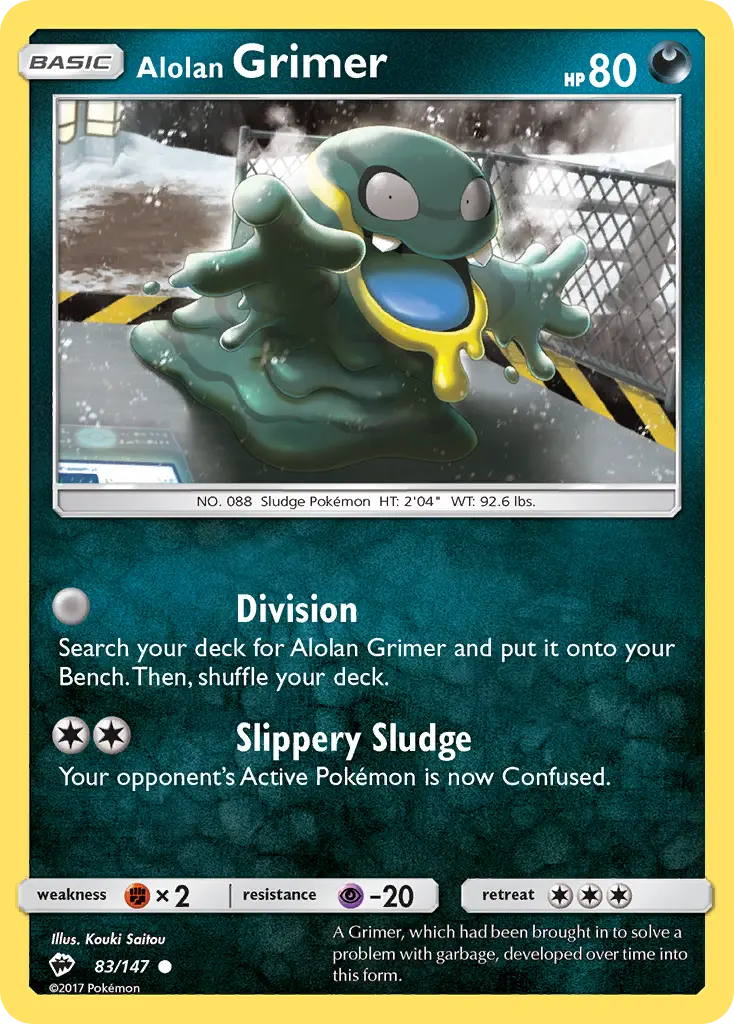 Alolan Grimer - Burning Shadows 083/147 (Regular)
