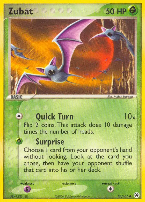 Zubat - Hidden Legends 083/101 (Regular)